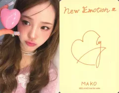 【中古】コレクションカード(女性) NiziU/MAKO/裏面印刷サイン・メッセージ入り/CD「New Emotion(通常盤)」(ESCL 6147)封入トレーディングカード
