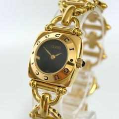 極美品/稼働】 GUCCI 腕時計 6400L ホースビットチェーン ブレスレット