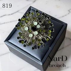 放射線状ビジューブローチ　 アンティーク調 ヴィンテージ調 ペンダントトップ レトロ クラシカル 結婚式 入学式 卒業式 お呼ばれ 二次会 謝恩会 和装 ドレス 大人 上品 お洒落 プレゼント ギフト かわいい キラキラ カジュアル 新品未使用