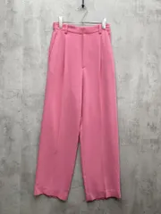 BEAUTY & YOUTH ビューティ&ユース ユナイテッドアローズ ダブルクロスタックワイドストレート パンツ sizeS/ピンク ■◇レディース