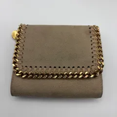 STELLA McCARTNEY ステラマッカートニー ファラベラ 三つ折り財布 タッセル コンパクトウォレット ベージュ系 レディース