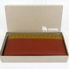 モズ 長財布 レザー 小銭入れ有り ウォレット ブランド レディース キャメル moz 【中古】のサムネイル