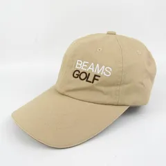 ビームスゴルフ キャップ 帽子 コットン ゴルフウエア ブランド レディース 57-59cmサイズ ベージュ BEAMS GOLF 【中古】のサムネイル