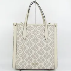 ケイトスペード トートバッグ 2way ショルダーバッグ スクエア 鞄 カバン ブランド レディース ベージュ Kate Spade 【中古】