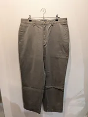 00s　Polo by Ralph Lauren　ポロバイラルフローレン　チノパン　ポロチノ　PHILIP PANT　フィリップ　グレーカーキ　ノータック　W34