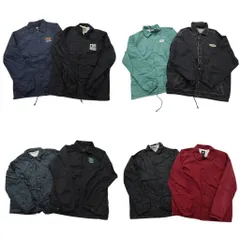 古着卸 まとめ売り ナイロンコーチ ジャケット 8枚セット (メンズ S ) NIKE VANS ナイキ ヴァンズ カーハート オニール 中古 古着 ND9437