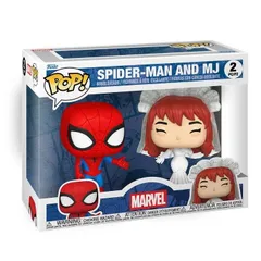 【新品/正規代理店】 FUNKO ファンコ ポップ Pop! Marvel スーパーヒーロー・カップル スパイダーマン＆MJ 2パック マーベル グッズ フィギュア 