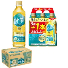 サントリー 特茶 ジャスミン NEWSパック (5＋1) 500ml × 1ケース / 24本のサムネイル