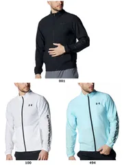 アンダーアーマー UNDER ARMOUR UA フレッシュウーブン フルジップ ジャケット UA FRESH WOVEN FULL ZIP JACKET メンズ 軽量 ポケット トレーニングジャケット  6001543 002 BLACK