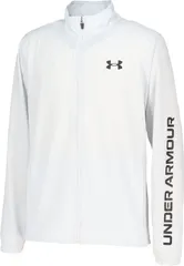 アンダーアーマー UNDER ARMOUR UA フレッシュウーブン フルジップ ジャケット UA FRESH WOVEN FULL ZIP JACKET メンズ 軽量 ポケット トレーニングジャケット  6001543 100 WHITE