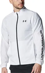 アンダーアーマー UNDER ARMOUR UA フレッシュウーブン フルジップ ジャケット UA FRESH WOVEN FULL ZIP JACKET メンズ 軽量 ポケット トレーニングジャケット  6001543 494 STREAM