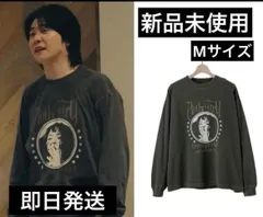 【大森元貴着用】Alfred AlexヴィンテージメイクデザインプリントTシャツ