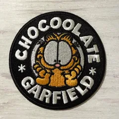 ガーフィールド　ワッペン　アップリケ　アメキャラ　猫