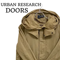 URBAN RESEARCH DOORS アーバンリサーチ ドアーズ ベージュ メンズ アウター 長袖 ジャケット モッズコート シンプル カジュアル ユニセックス【フリーサイズ】019TY