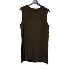  STUNNING LURE（スタニングルアー）ノースリーブチュニック 2サイズ（M〜L相当）ダークブラウン / カーキ【C463】