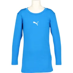 サイズ160cm、PUMA(プーマ) コンプレッション ジュニア クルーネック LS シャツ サッカー ウェア アンダー（インナー）シャツ 660769
