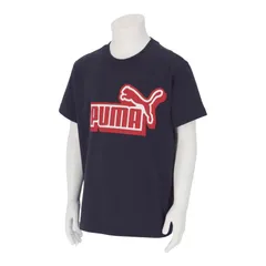 サイズ130cm、PUMA(プーマ) ESS LOGO LAB リラックスド フロント グラフィック Tシャツ B スポーツスタイル ウェア Ｔシャツ 694264