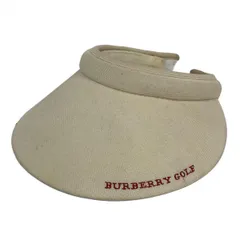 BURBERRYGOLF(バーバリーゴルフ) サンバイザー 56〜59cm - ベージュ コットン