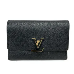 LOUIS VUITTON(ルイヴィトン) 3つ折り財布 カプシーヌ ポルトフォイユカプシーヌコンパクト M62157 ノワール・ホットピンク レザー