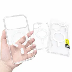 対応互換品 iPhone 17 Pro 対応 マグネット内蔵 クリアケース 磁気吸着 TPU 耐衝撃 ワイヤレス充電対応 薄型 軽量 ka10000a692