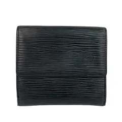 LOUIS VUITTON(ルイヴィトン) Wホック財布 エピ ポルトモネビエカルトクレディ M63482 ノワール レザー