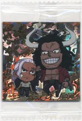 バンダイ にふぉるめーしょん ワンピース大海賊シールウエハース LOG.7/2700922 カイドウ&アルベル【SEC】 S2