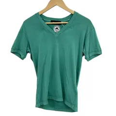 DSQUARED2(ディースクエアード) 半袖Tシャツ サイズXS メンズ美品  - S74GC0950 グリーン×黒 Ｖネック