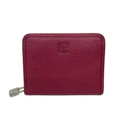 LOEWE(ロエベ) コインケース - ピンク ラウンドファスナー レザー