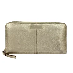 Kate spade(ケイトスペード) 長財布 - PWUR2144 ゴールド ラウンドファスナー レザー