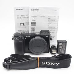 1028ショット！嬉しい説明書付き！□ほぼ新品□ SONY α6000 ボディ