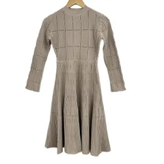 CELFORD(セルフォード) ワンピース サイズ32 XS レディース美品  - ピンク 長袖/ハイネック/鍵編み