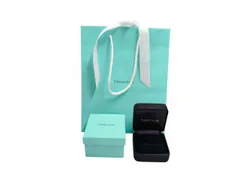 ティファニー リング用 リングケース 箱 ケース　シングルリングケース　TIFFANY 紙袋　ショッパー袋 指輪ケース 指輪用 ボックス　BOX　化粧箱 