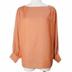 デプレ DES PRES トゥモローランド 18SS ブラウス プルオーバー 7分袖 テラコッタ 36 M相当 X