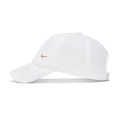 NIKE(ナイキ) ナイキ DF クラブ CB MT スウッシュ L キャップ スポーツスタイル ウェア キャップ FB5372、(101)ホワイト