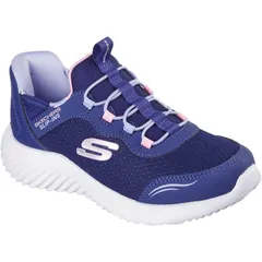 サイズ22.0cm、skechers(スケッチャーズ) 51 BOUNDER-SIMPLE CUTE カジュアルシューズ (303585l-nvy)