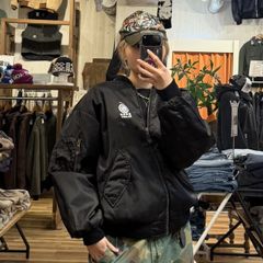 BOSS HUGO BOSS MA-1 フライトジャケット ボルドー - メルカリ
