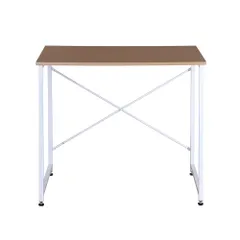 「新入荷」全新品 【 オフィスチェア+パソコンデスク セット】【ナチュラル】シンプルデスク　簡易デスク 木製　机　ワークデスク