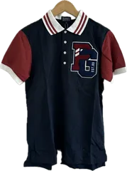  【美品タグ付き】PEARLY GATESパーリーゲイツ　ゴルフウェア　ポロシャツ　トップス　ネイビー　メンズ　5サイズ【Z1813】