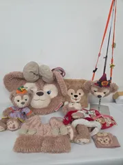 ダッフィー シェリーメイ ぬいぐるみ バッグ ポーチ 手袋 セット まとめ売り ディズニー