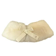  Accessoires de BeB アクセソワール・ドゥ・ベベ ファーショール ケープ ボレロ フォーマル 女の子【C463】