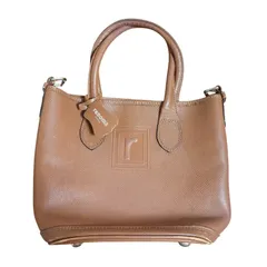 renoma ハンドバッグ　ブラウン　レザー