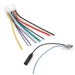 calm wish 日産 車 カー ナビ オーディオ アクセサリ プラグ 電源 配線 レトロ ラジオ アンテナ am 変換 カプラー 社外品 2点 セット [セット]