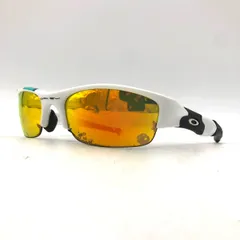 OAKLEY オークリー スポーツサングラス ホワイト オレンジ系レンズ 30周年