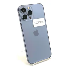 【全額返金保証】【最速発送】 iPhone 13 Pro Max 128GB Sierra Blue au SIMフリー 白ロム 動作確認済 90%