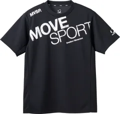 ムーブスポーツ MOVESPORT ドライメッシュ ビックロゴ 半袖シャツ  ST5SHT01M WH00 ホワイト