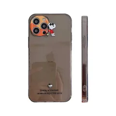 スヌーピー 透明 iPhone12 Pro Max 用 ケース スマホケース 「全機種対応」 黄変防止 iphone12Pro Max 用 ケース 薄型 ソフトTPU バンパー アイフォン ケース レンズ保護 耐衝撃 ワイヤレス充電対応 指紋防止