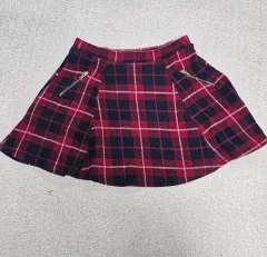 新品 ZARA キッズ用 チェック ミニ スカート (11-12歳用)