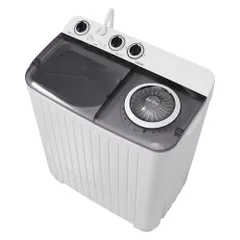 洗濯機 一人暮らし ドラム式 10kg 全新品 二槽式洗濯機 縦型洗濯機 洗濯9kg/脱水5kg 大容量 タイマー機能付き コンパクト 小型洗濯機 節電 まとめ洗い 部屋干し 引越し 家庭用 家電 新生活のサムネイル