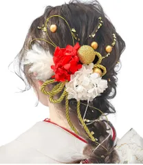 [JZOON] 卒業式 髪飾り10色展? 成人式 卒業式 ドライフラワー 水引 金箔 かすみ草 カスミソウ 組紐 人気 ロープ ヘアアクセサリー 前撮り 振袖 結婚式 和装 袴 着物 浴衣に ブライダル ヘッドパーツ ゴールドピン アンティークベリー 網 造花