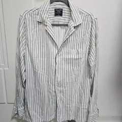 アバクロンビー ストライプ 長袖 シャツ